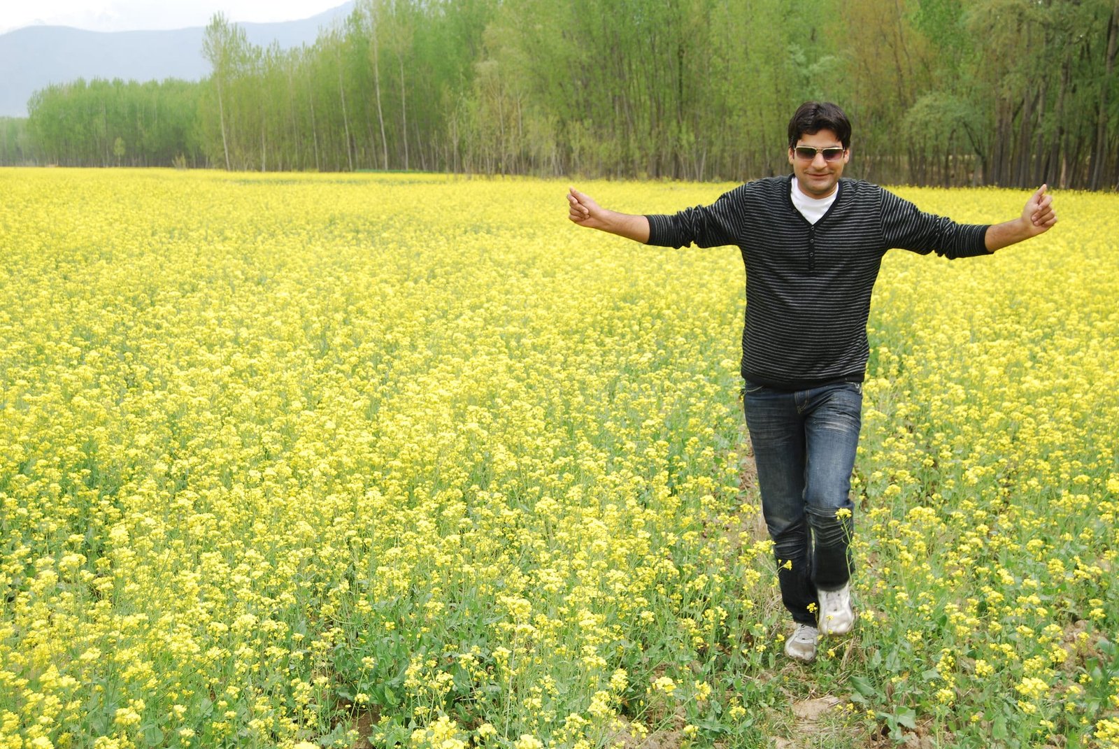 nature walks in the farms of gulmarg
