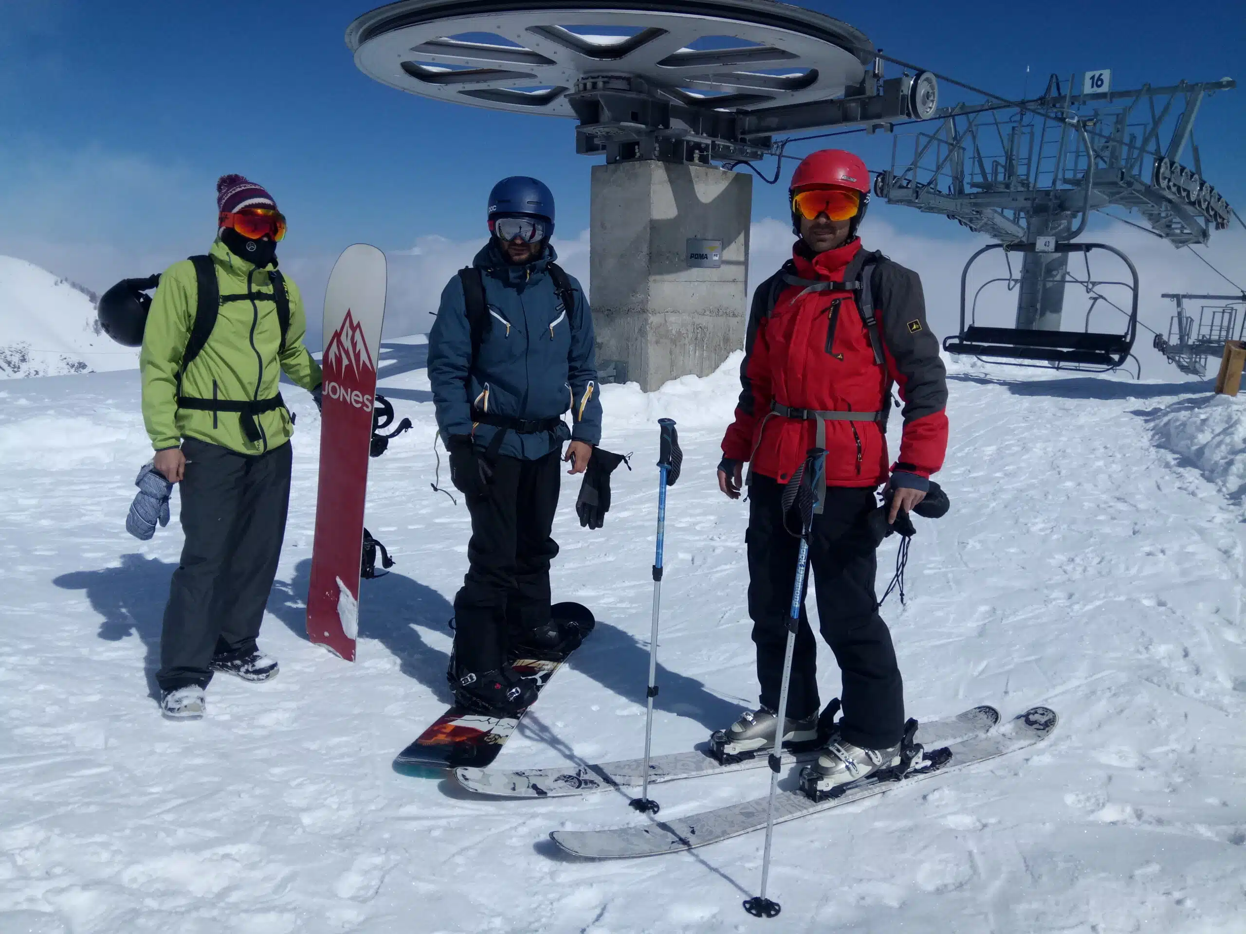 Skiing in Gulmarg in March