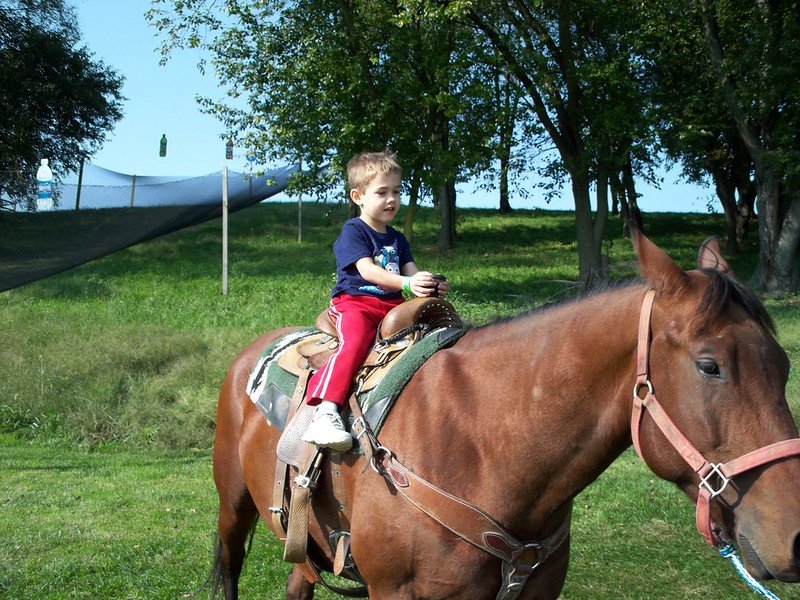 horse-back riding