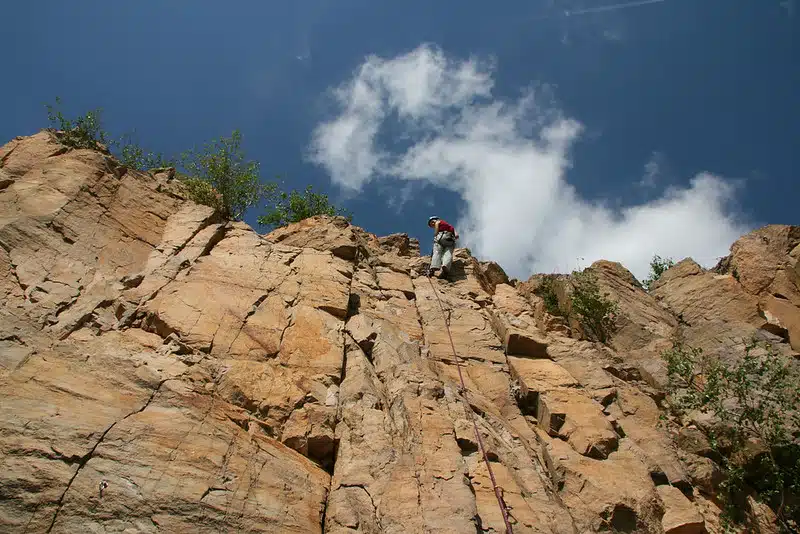 rock climbing