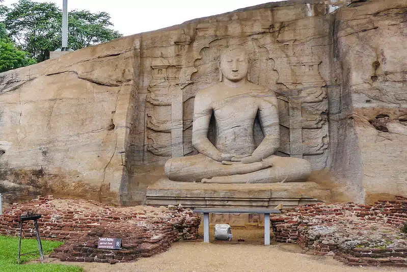 Dyani budha rock carvings