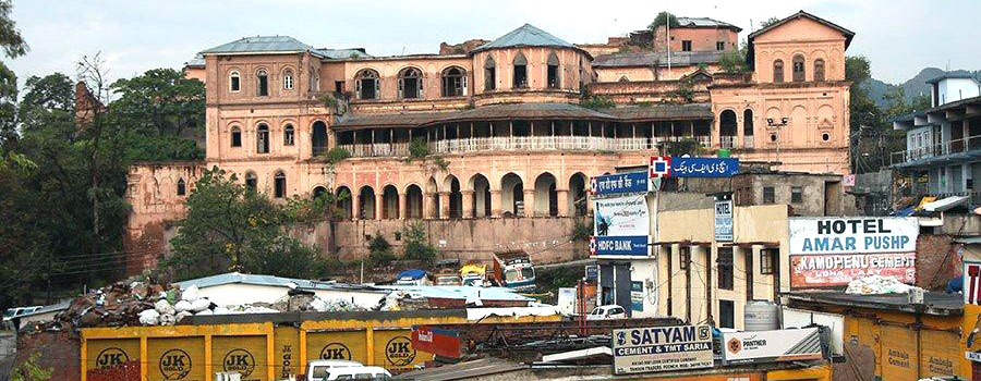 Full view of Poonch Fort in kashmir